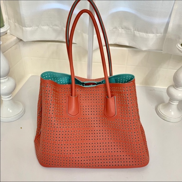 Big Buddha Handbags - BIG BUDDHA PAPRIKA TOTE MIDDLE DIVIDER TEAL LINED